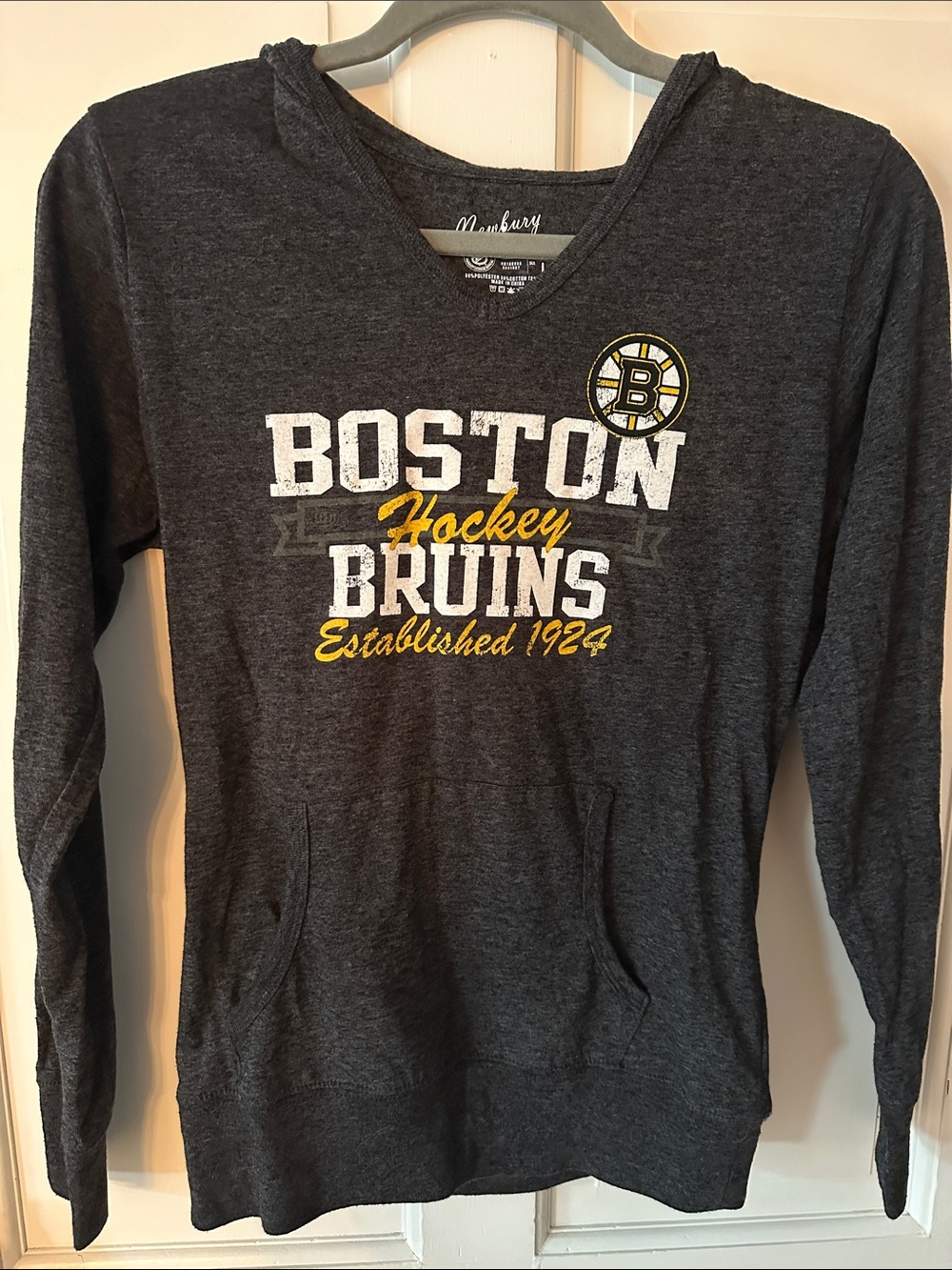 Boston Bruins Light Weight Hooded Shirt